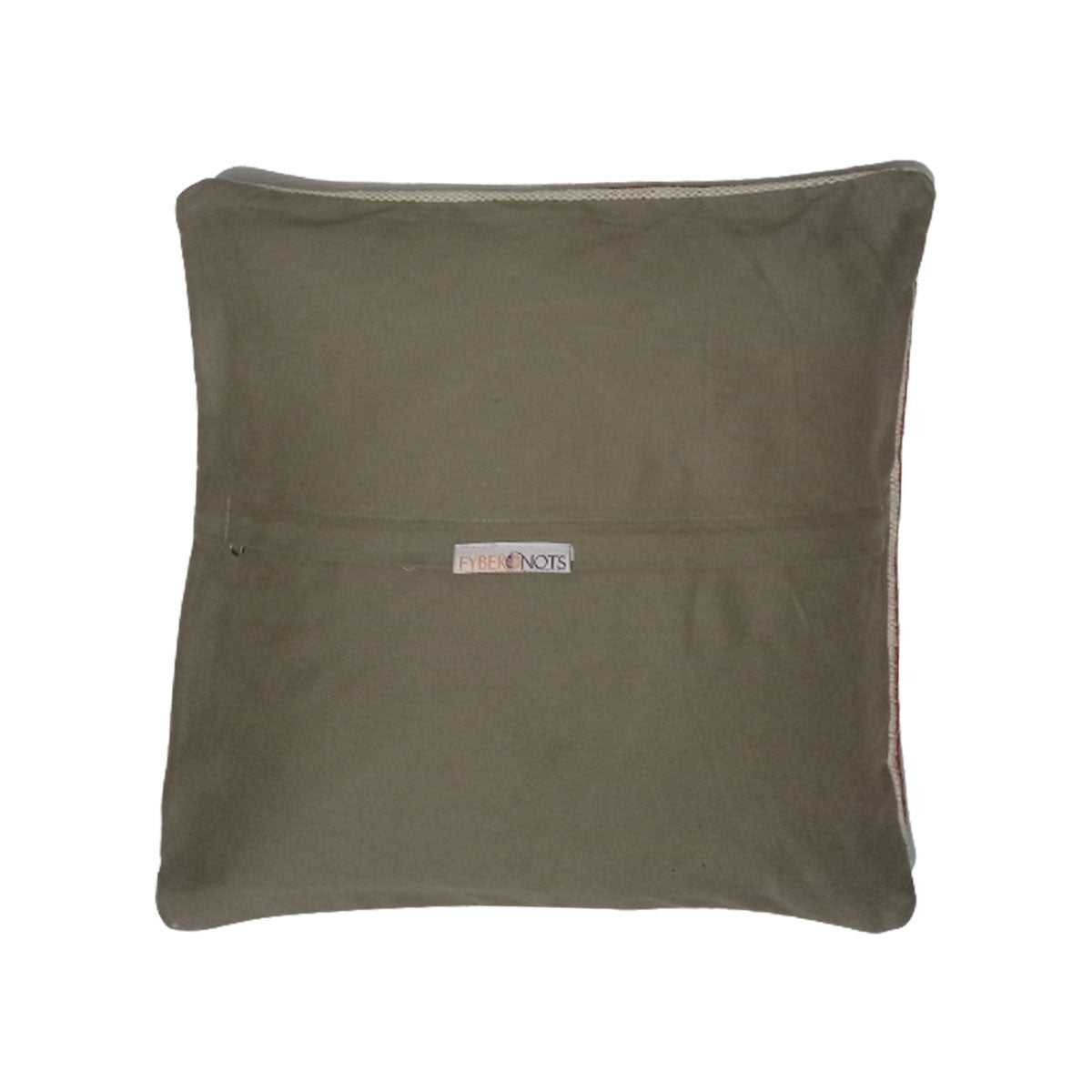 Embroidered Woolen Pine Cone Cushion Cover-3