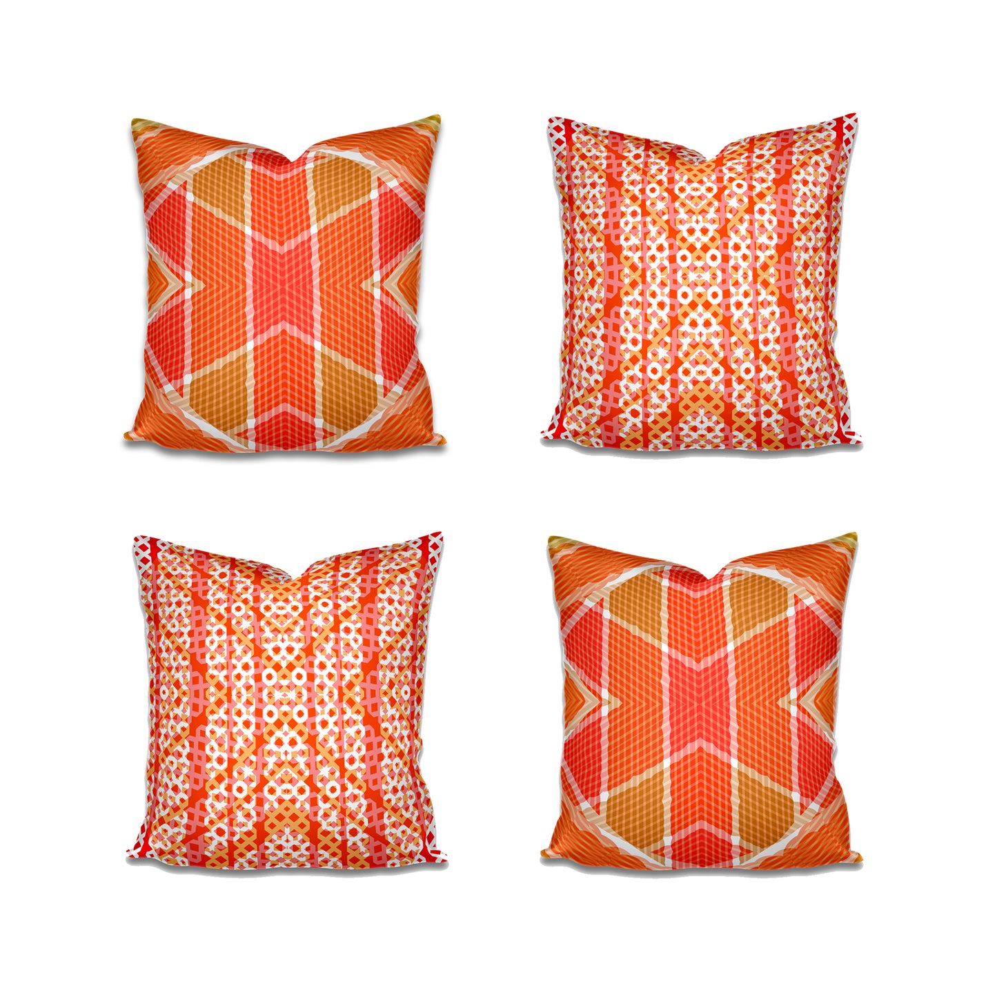 CUSH 13 RED SET OF 4
