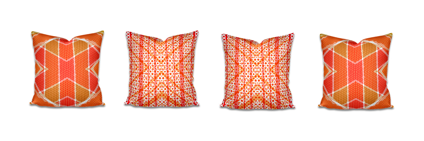 CUSH 13 RED SET OF 4
