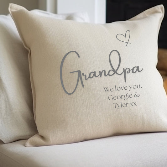 Personalised Grandpa-Grandad Cushion 2026-0