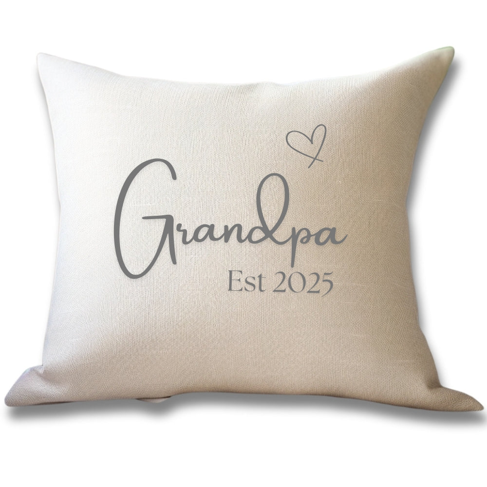 Grandpa Est. 2025 Cushion