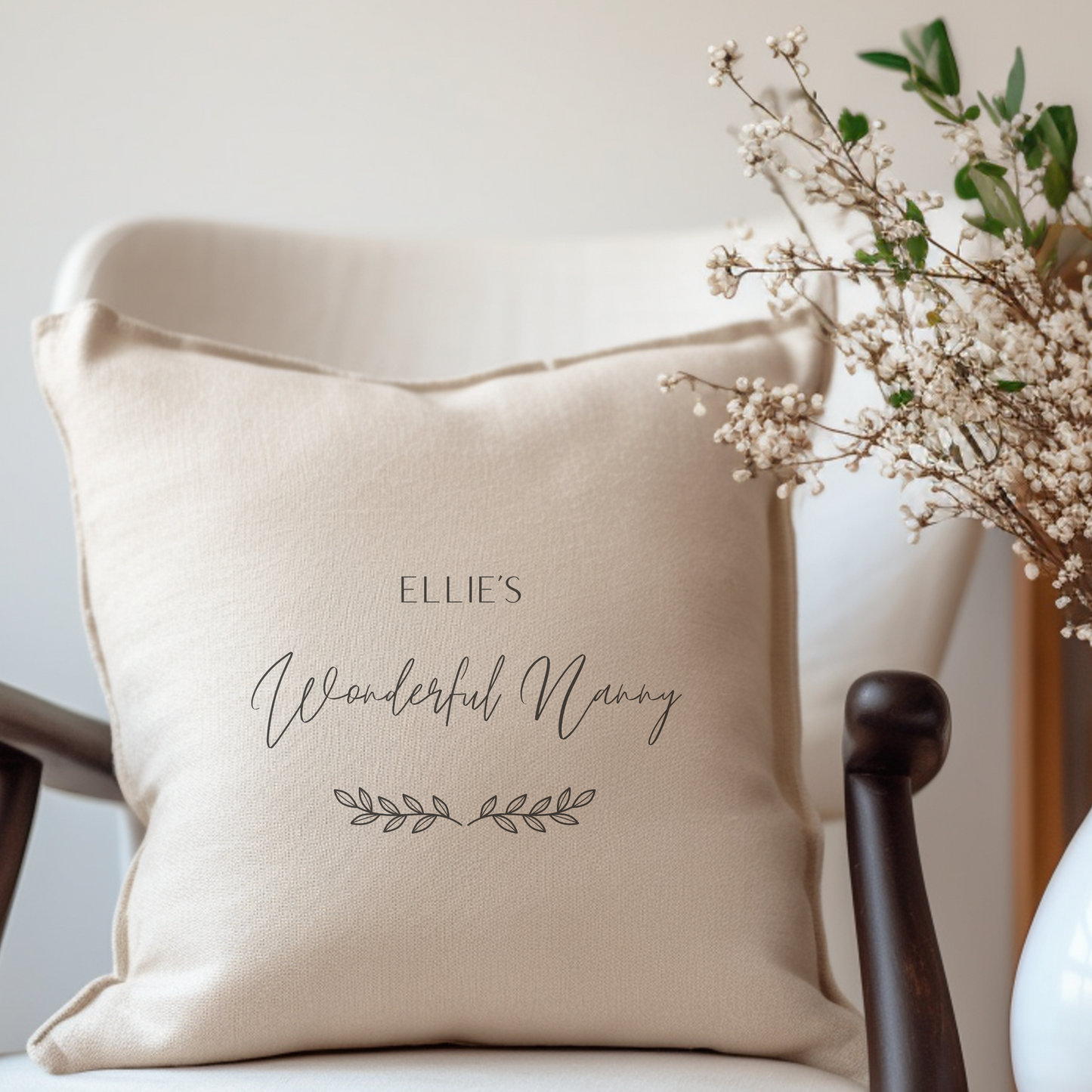 Personalised Wonderful Nanny Cushion